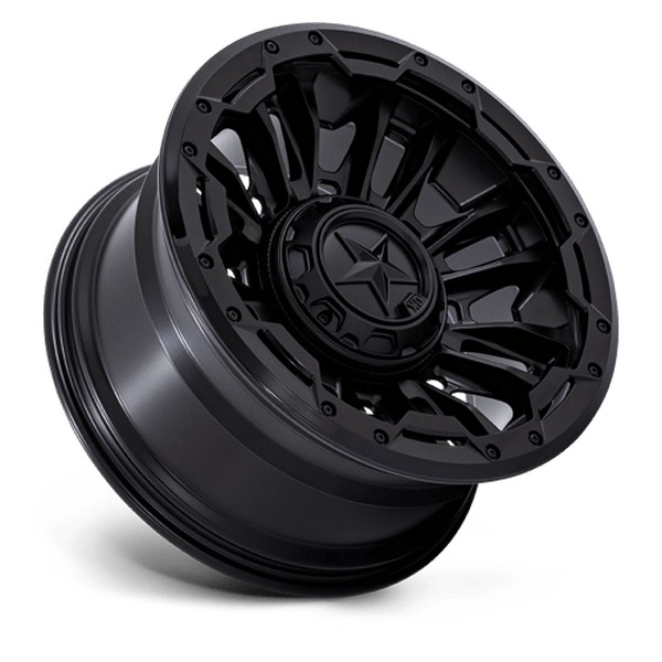 XD XD870 BOMBER MATTE BLACK W/ G-BLK RING 20X9 8X180 ET20 CB124.2
